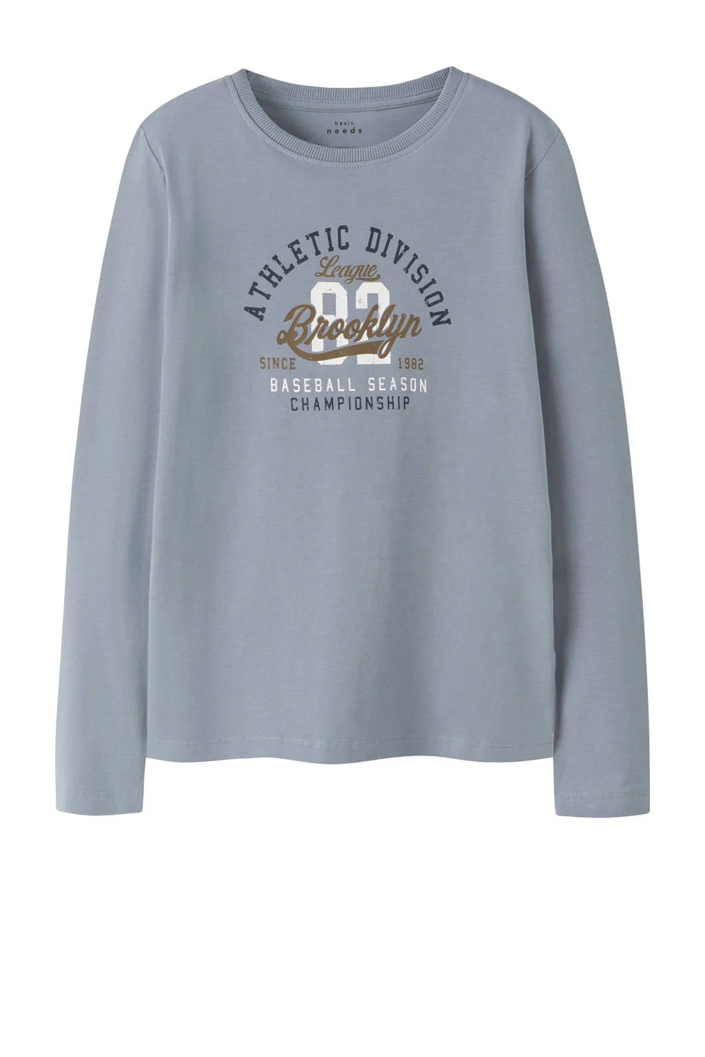 NAME IT KIDS longsleeve grijsblauw