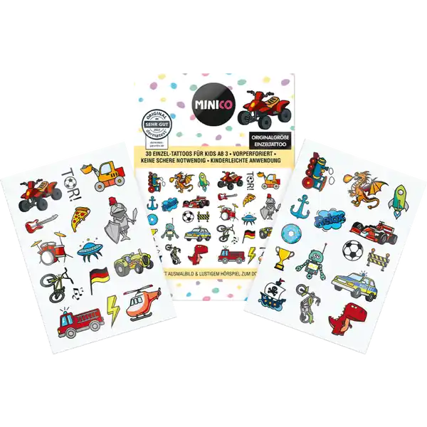 Temporäre Tattoos Set 06