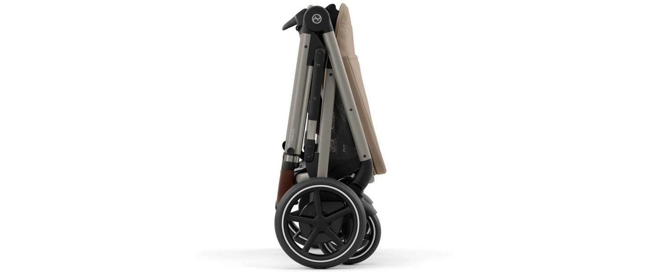 Kinderwagen eGazelle S Beige<br>Elektrischer Kinderwagen mit 20 Kombinationen