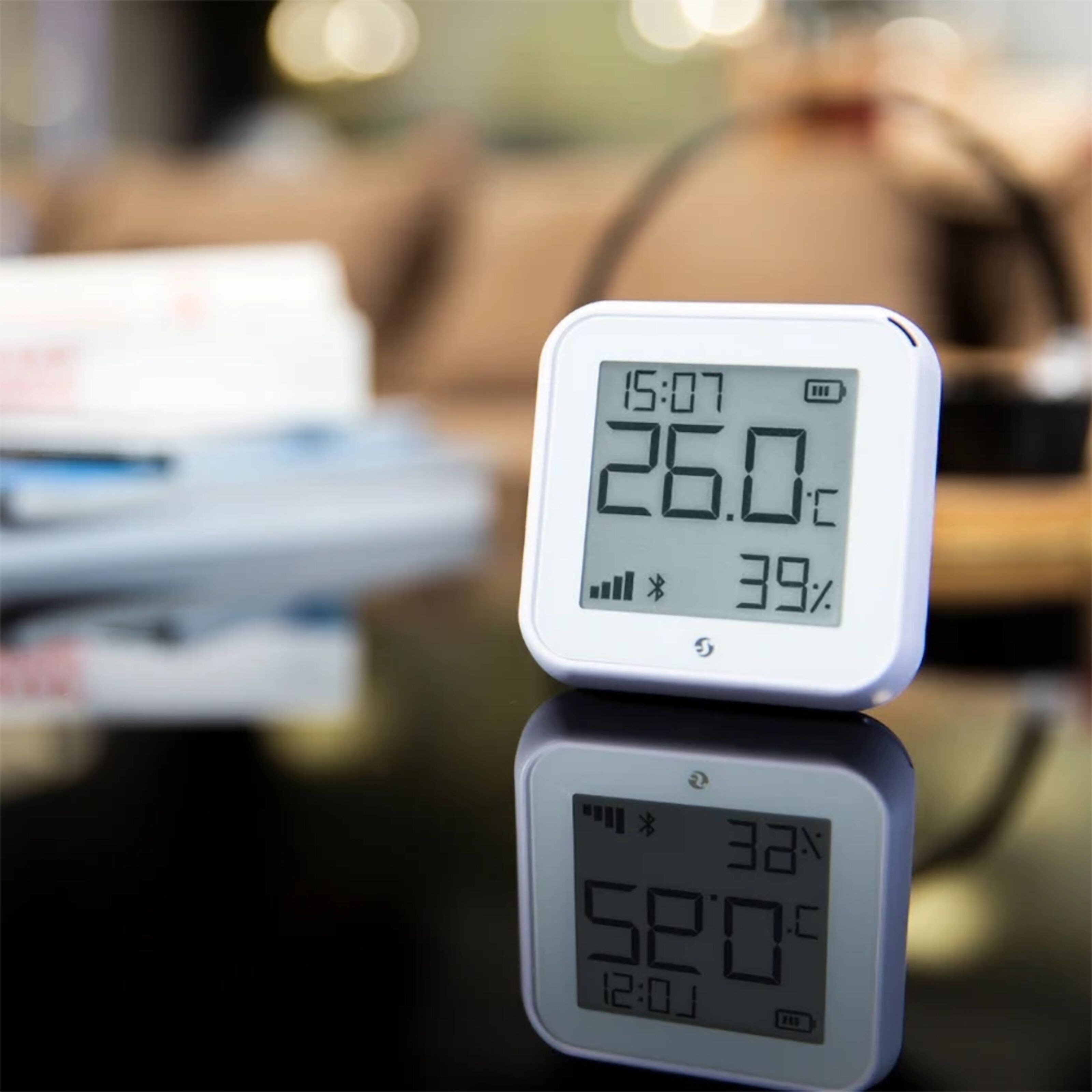Shelly H&T Gen 3 Termometer og hygrometer Hvit