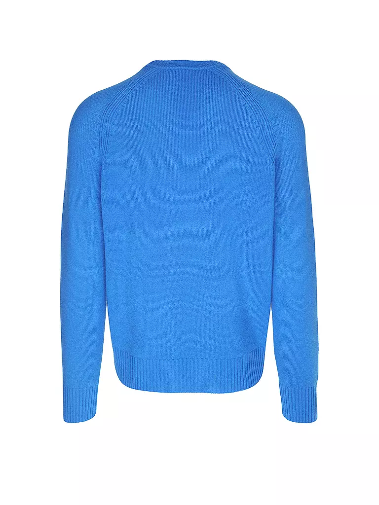 BOSS Kaschmirpullover blau