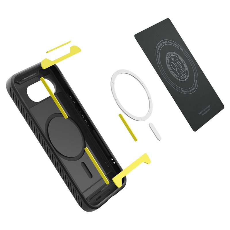 Google Pixel 9a Rugged Armor Case Hülle MagSafe-Modul (ACS09041) - Schwarz (Matt)