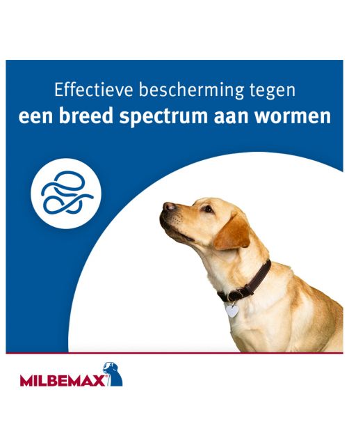 Milbemax Milbemax Hond - Anti wormenmiddel - 4 tab 10 Tot 75 Kg