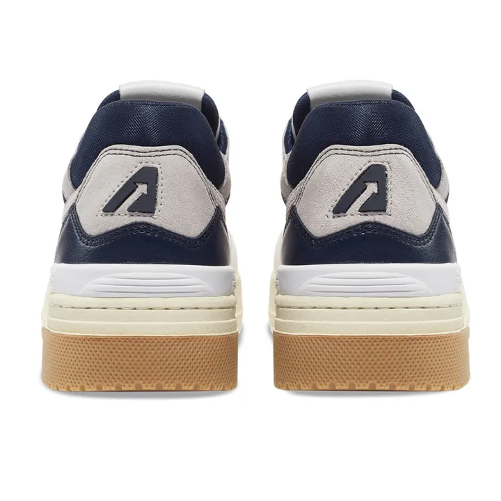Autry Baskets CLC Low Cuir Bicolore | Bleu marine
