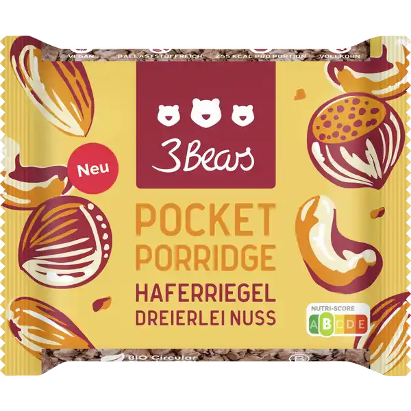 Pocket Porridge Dreierlei Nuss