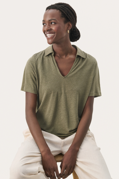 Part Two groene dames t-shirt