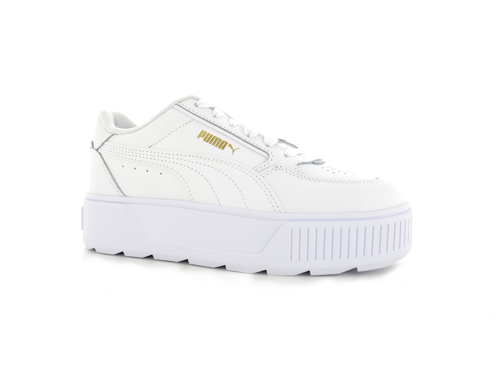 Puma-387212 Matières combinées Blanc