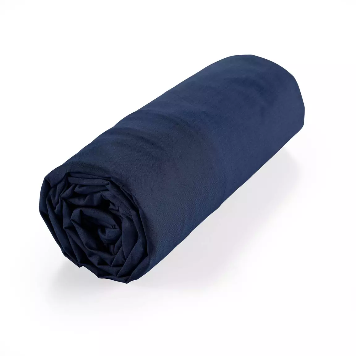 Drap housse coton bio (160 x 200 cm) Biolina Bleu nuit