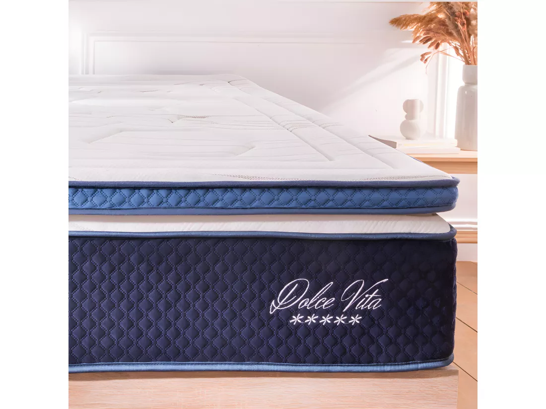 Surmatelas DOLCE VITA - accueil mémoire de forme - 5 cm - 160x200 cm