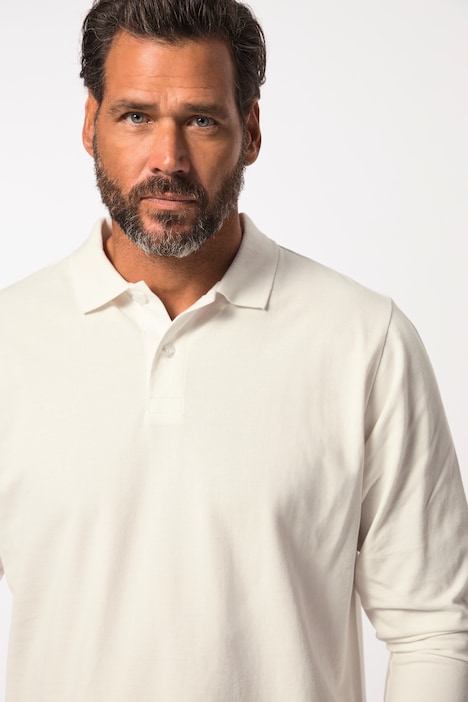 JP 1880 Poloshirt, Basic, Langarm, Piqué, bis 8 XL