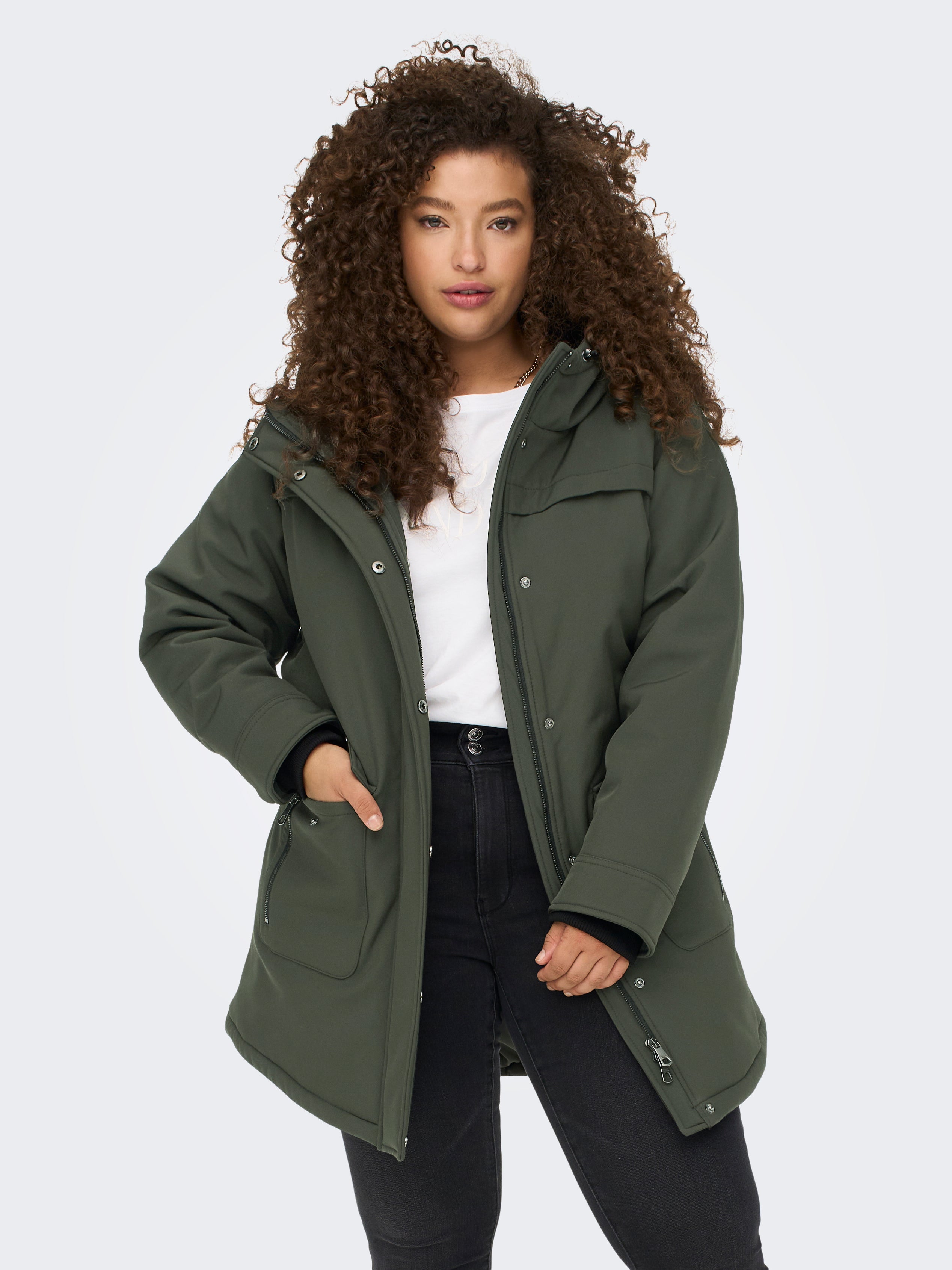 CARMAASTRICHT Langer Parka Peat