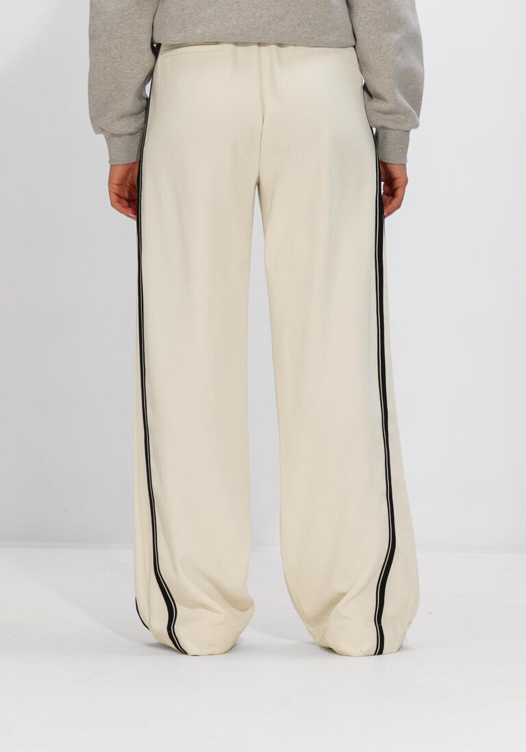 creme co'couture wijde broek amina split ll panel