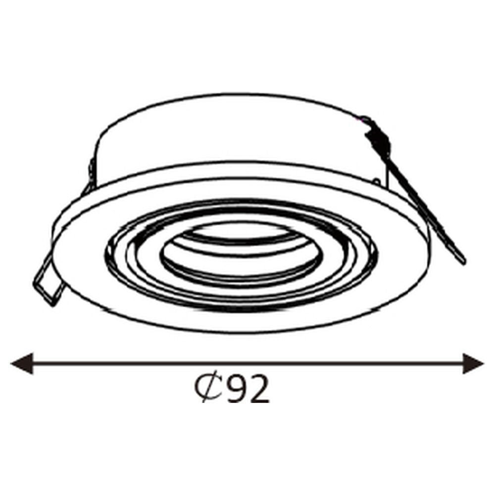 Witte, ronde Tube plafondspot