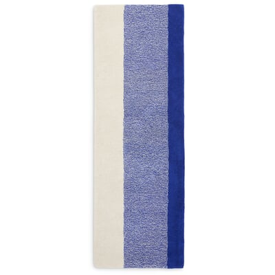 Teppich Lex, Blau-Weiß, Streifen