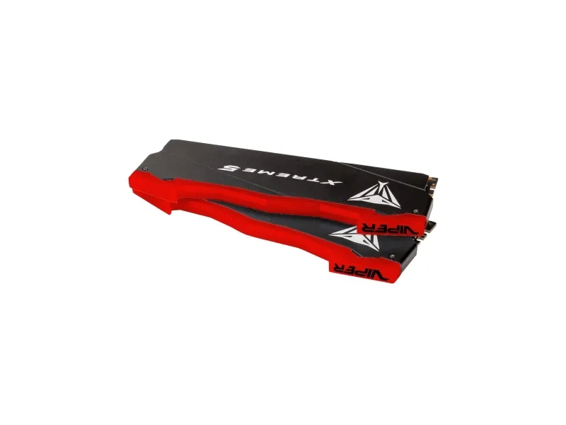 Patriot Viper Xtreme 5 - DDR5 - sæt - 48 GB: 2 x 24 GB - DIMM 288-PIN - 4100 MHz / PC5-65600 - CL38 - 1.45 V - ikke bufferet - on-die ECC - mat sort, hvid, rød