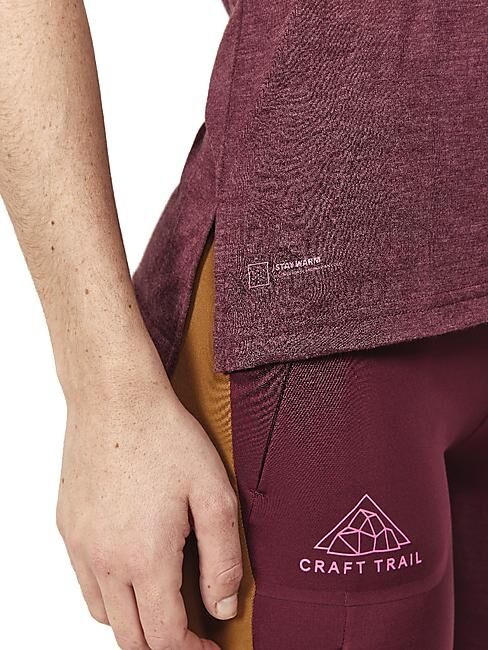 CRAFT - T-SHIRT MC ADV TRAIL WOOL SS TEE W