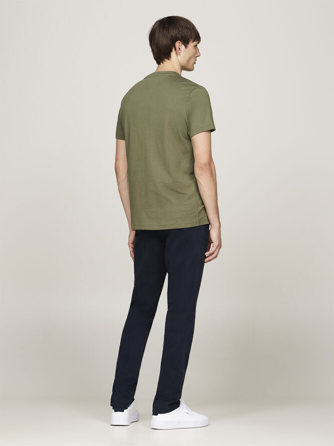Tommy Hilfiger TOMMY LOGO TEE Battle green