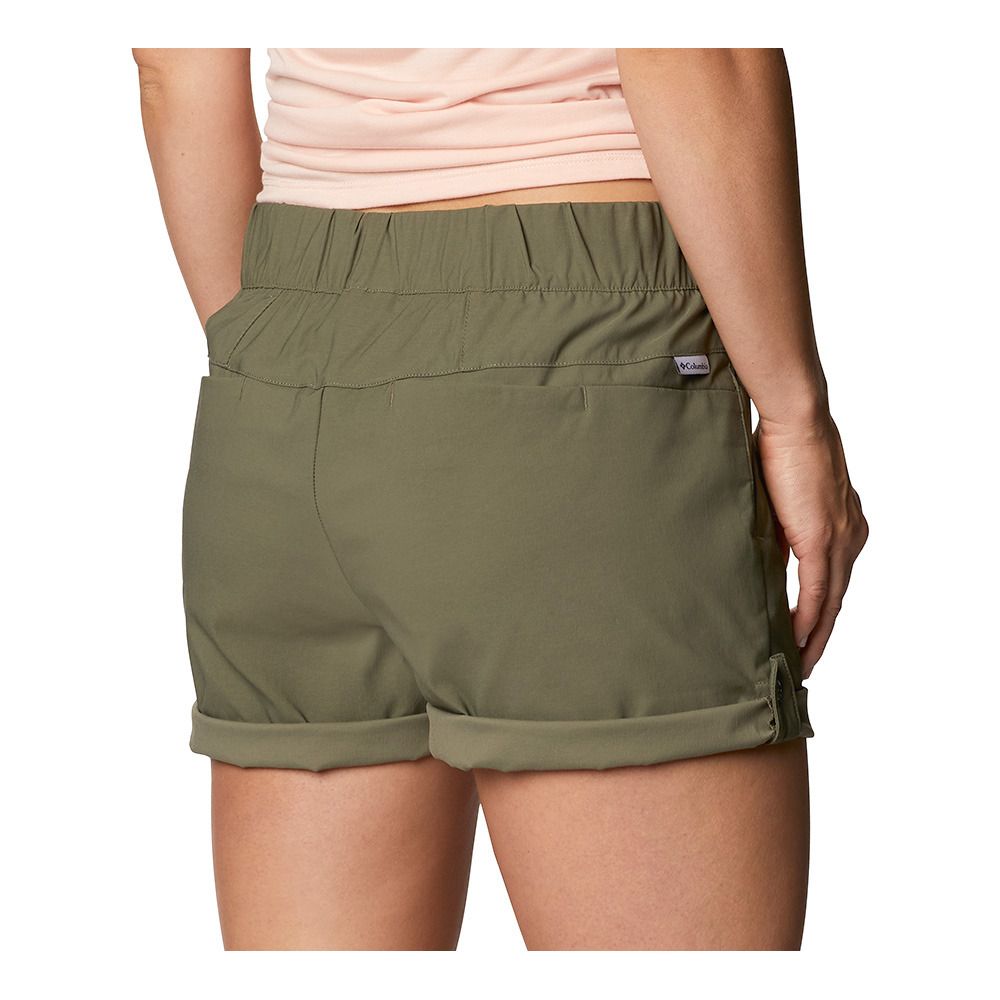 Columbia FIRWOOD CAMP II - Short Femme stone green