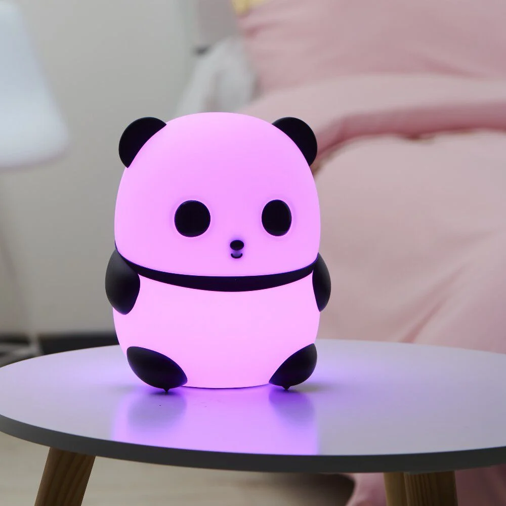 Lampe forme Panda à LED fixes et changeantes