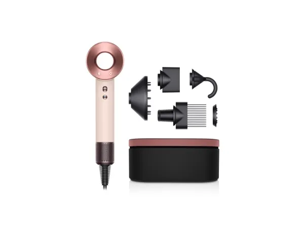 Dyson Supersonic, 110000 rpm, 41 l/s, 28 °C, 100 °C, Lyserød, Roseguld, 2,8 m