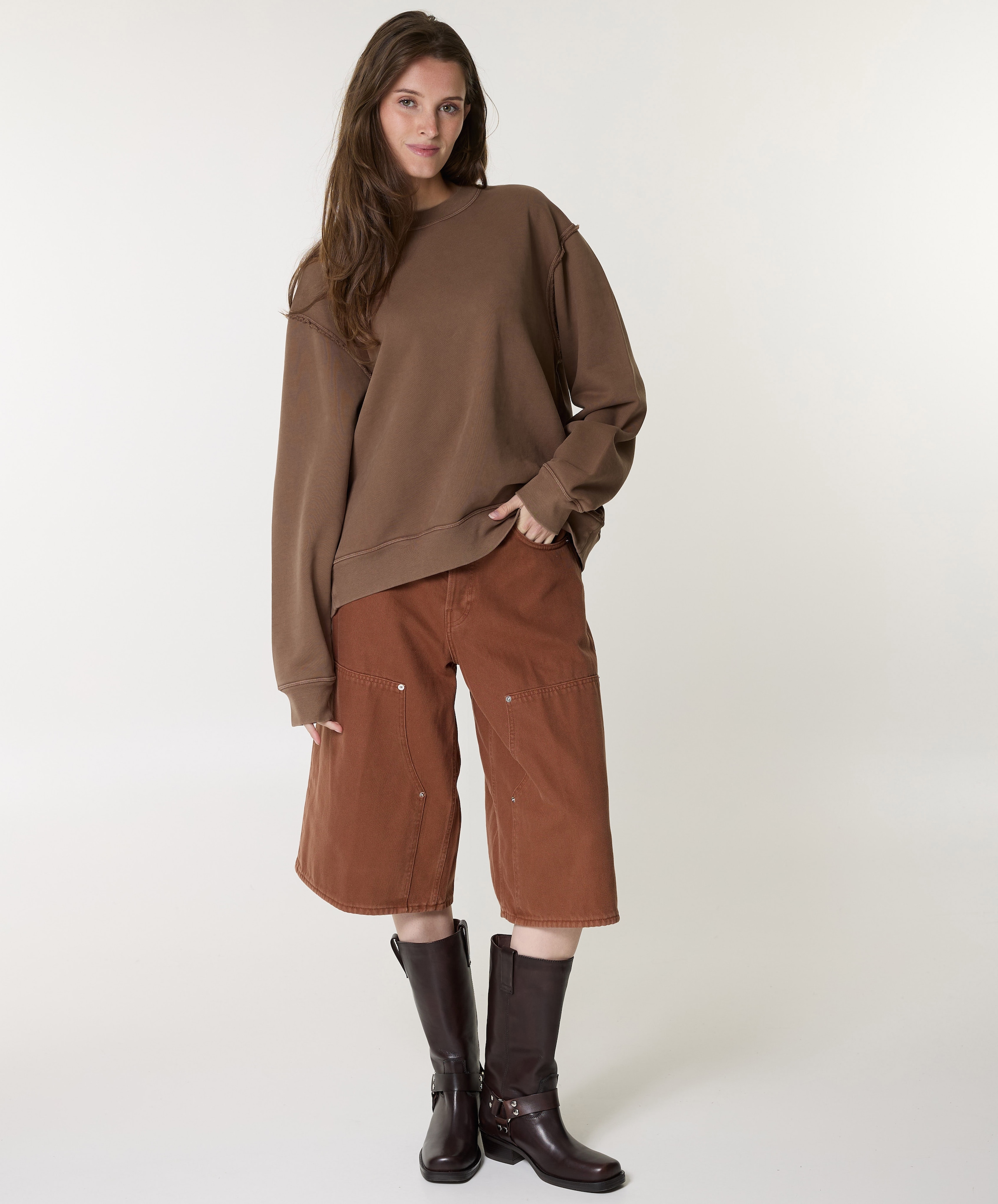 Haikure Lagacy dames bermuda bruin