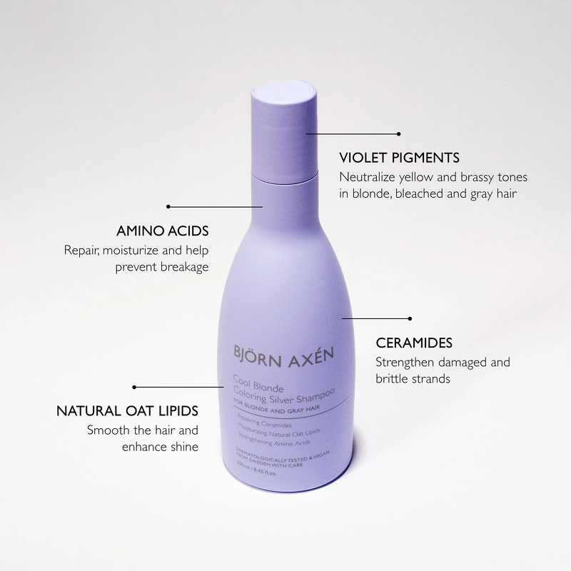 Björn Axén Cool Blonde Coloring Silver Shampoo 250 ml