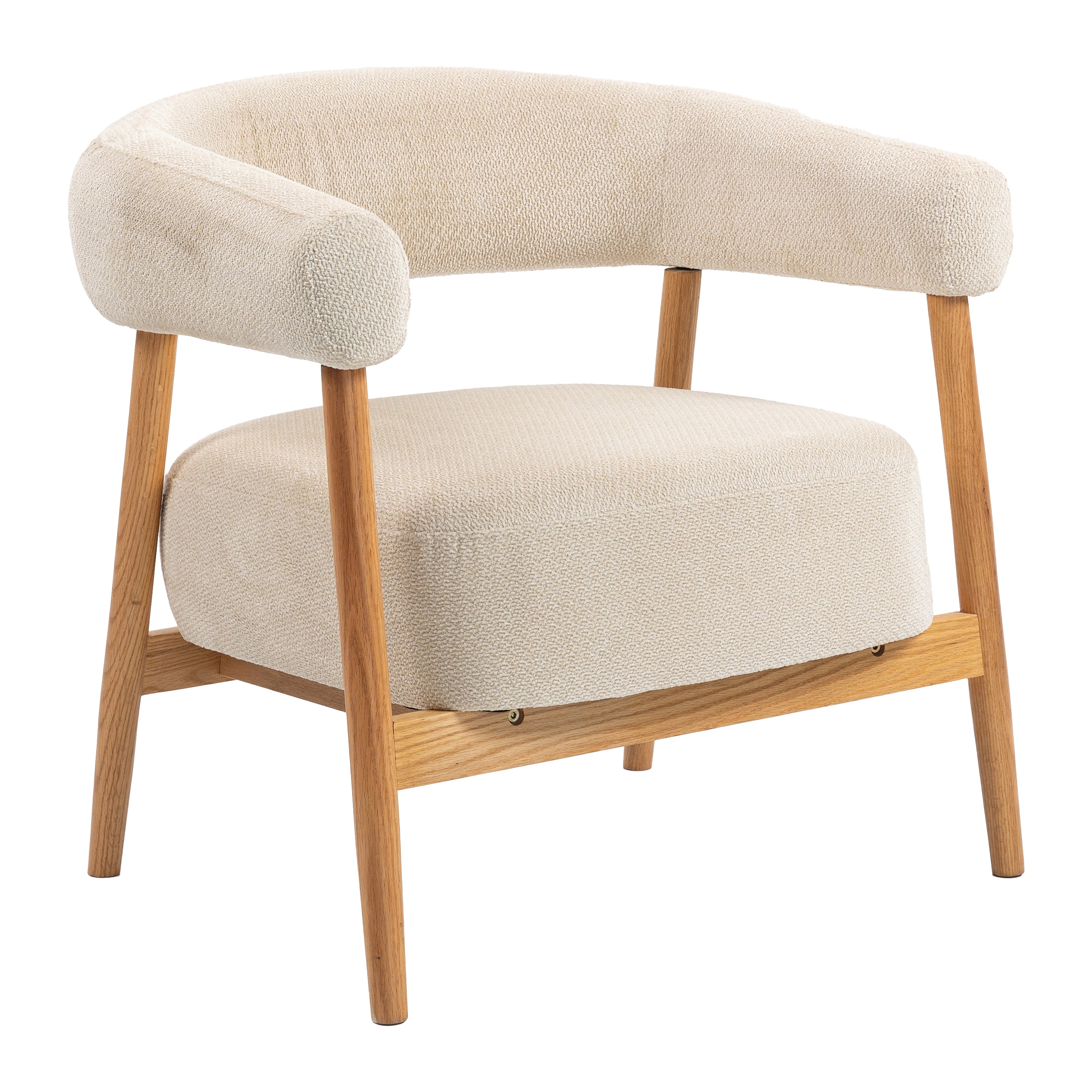 by fonQ Sora Fauteuil - CrÃ¨me / Eiken