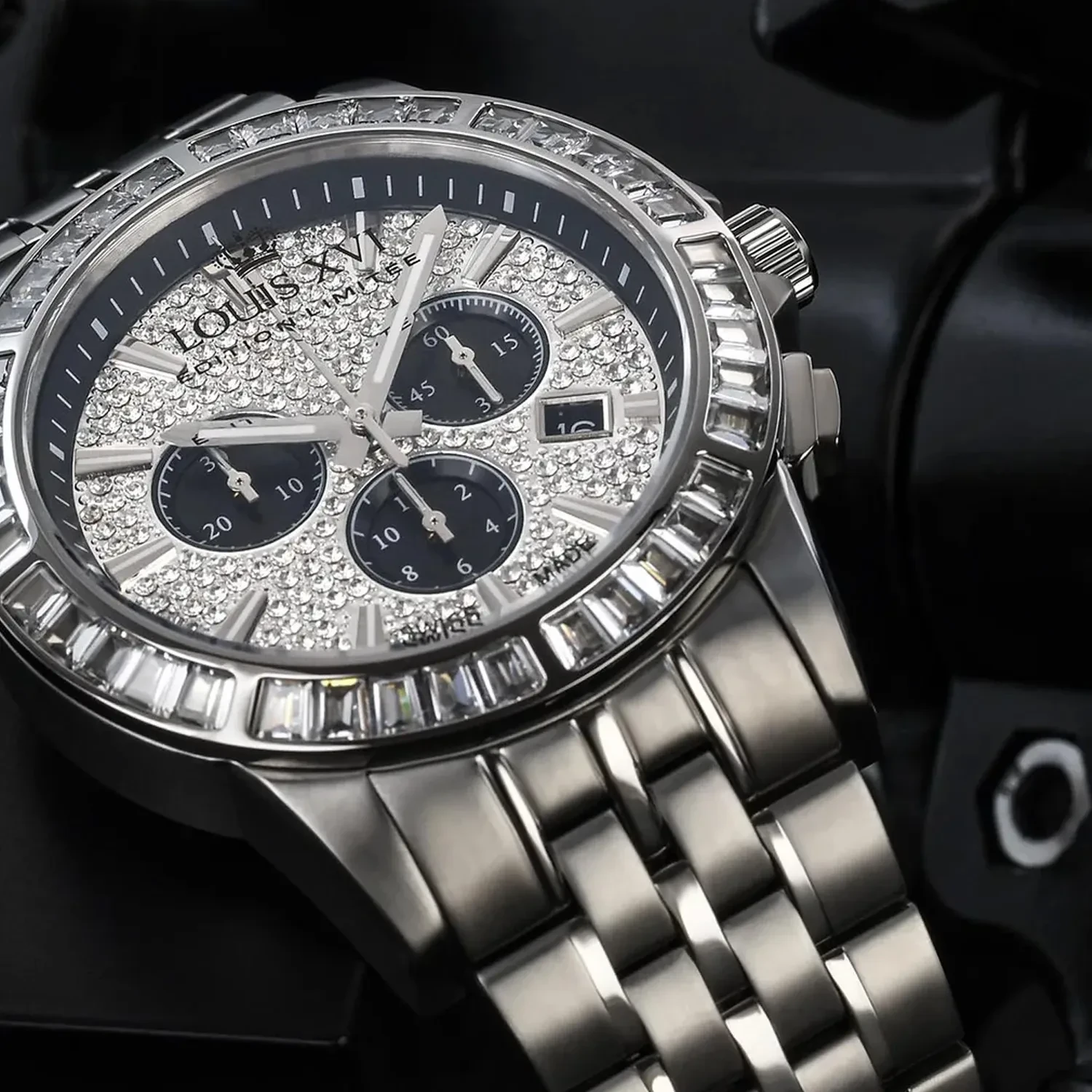 Louis XVI Majesté Ice Out Baguette Limited Edition Limited Edition 1131