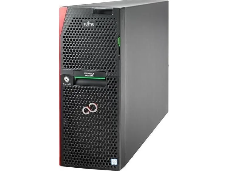 Fujitsu PRIMERGY TX2550 M5 - Server - tower 4U - 2-vejs - 1 x Xeon Silver 4214 / op til 3.2 GHz - RAM 16 GB - SATA - hot-swap 2.5
