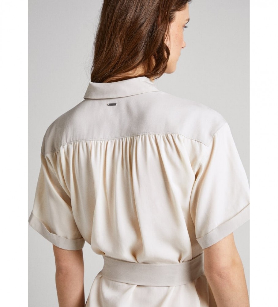Vestido Fibie bege da Pepe Jeans