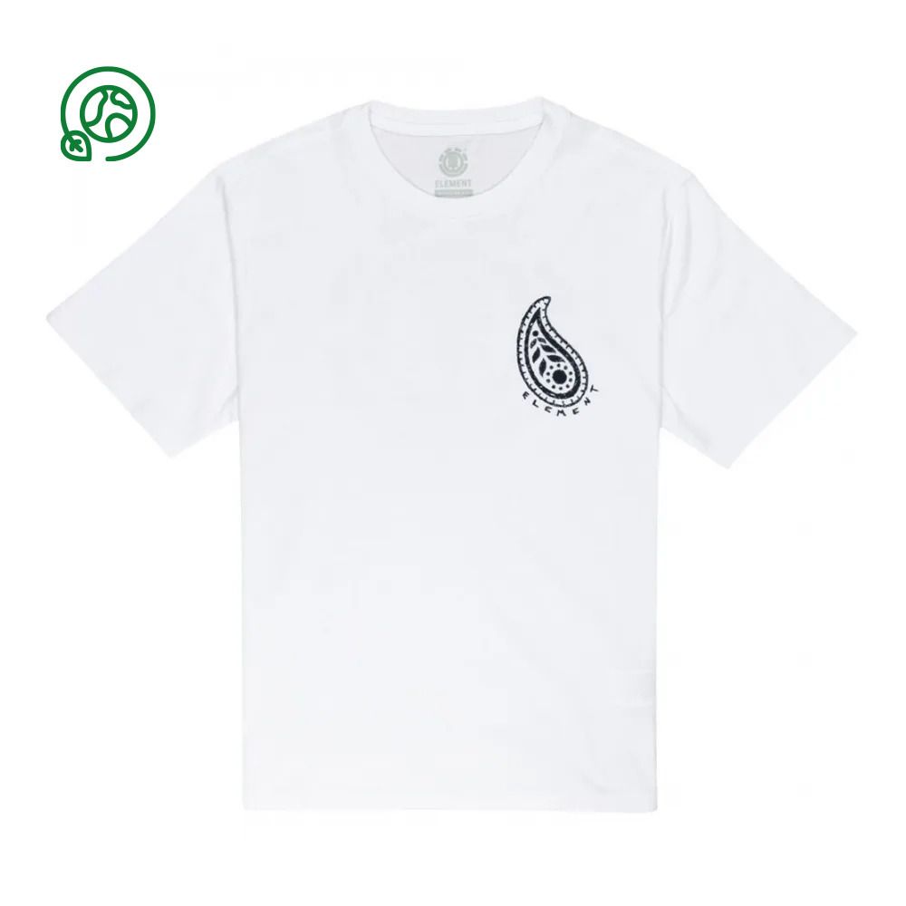 Element PAISLEY - Tee-shirt Homme optic white