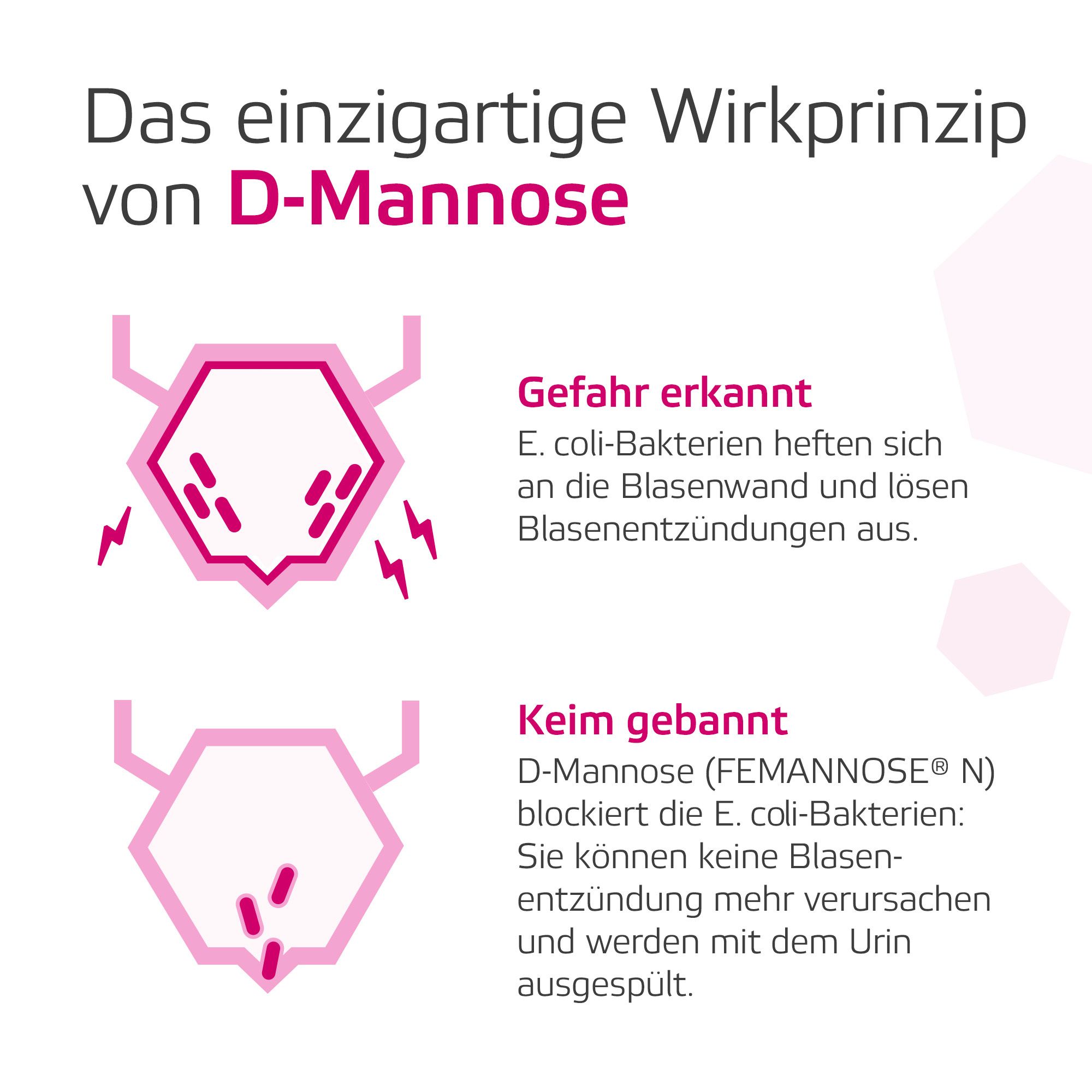 FEMANNOSE®N D-Mannose + FEMAVIVA® Gel bei Blasenentzündung
