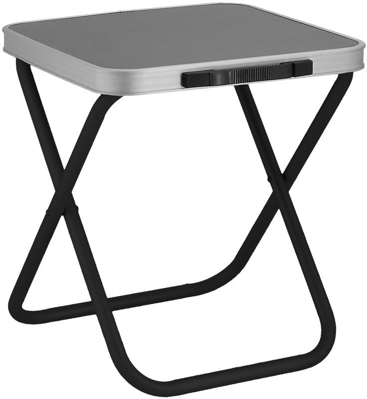 Travellife Angelhocker Tischplatte 44 x 42,5 x 4 cm grau