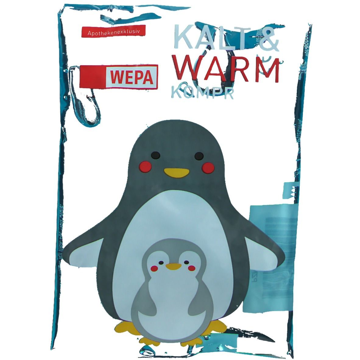 WEPA Kalt-Warmkompresse Pinguin 8,5 x 14,5 cm