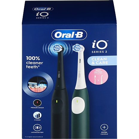 Oral-B iO2 Series Duo Night - sort/grøn