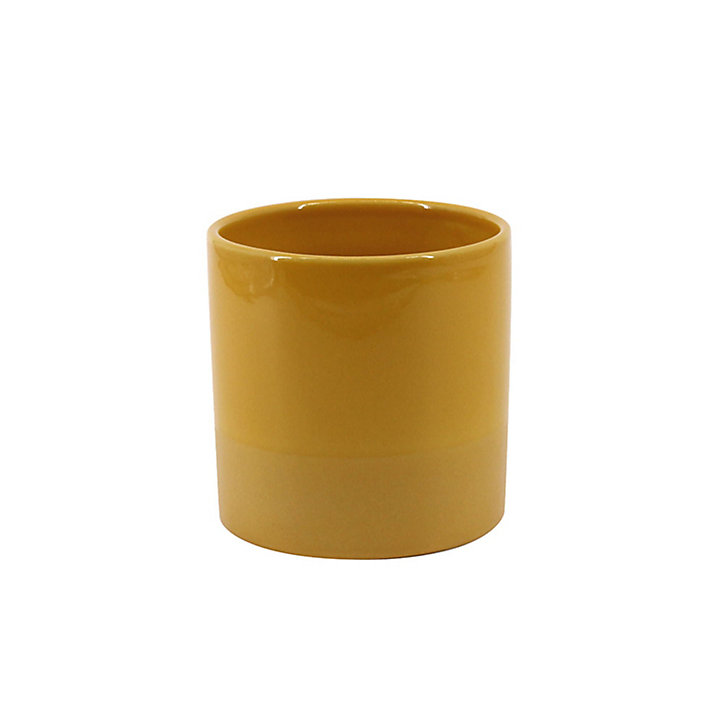 Pot en céramique Ornami jaune moutarde Lucie