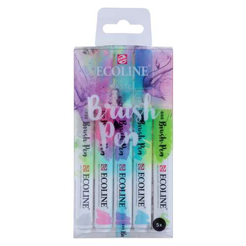 Talens ECOLINE® Brush Pen Marker-Sets, 5er