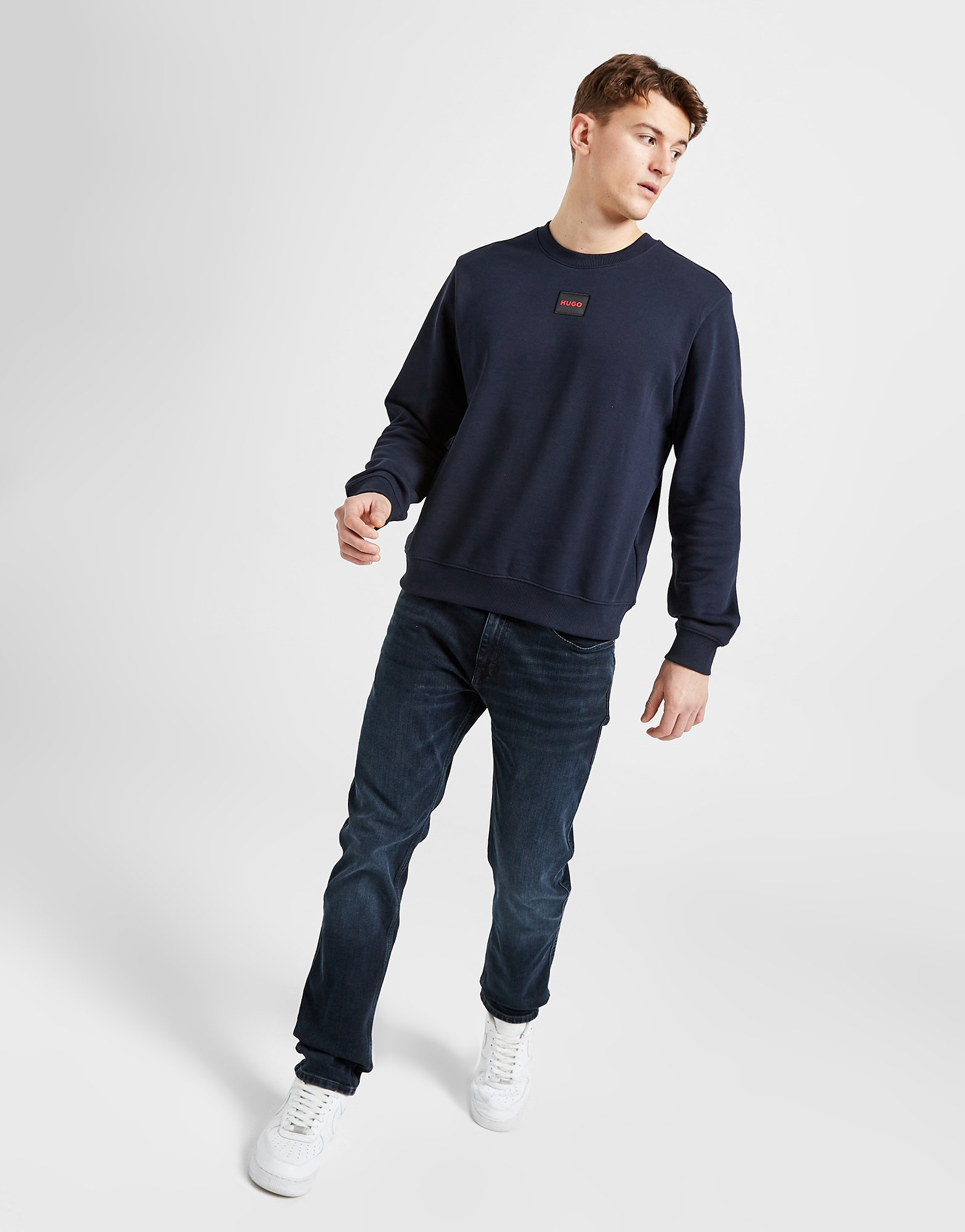 HUGO Sweatshirt Diragol Square Patch Homme