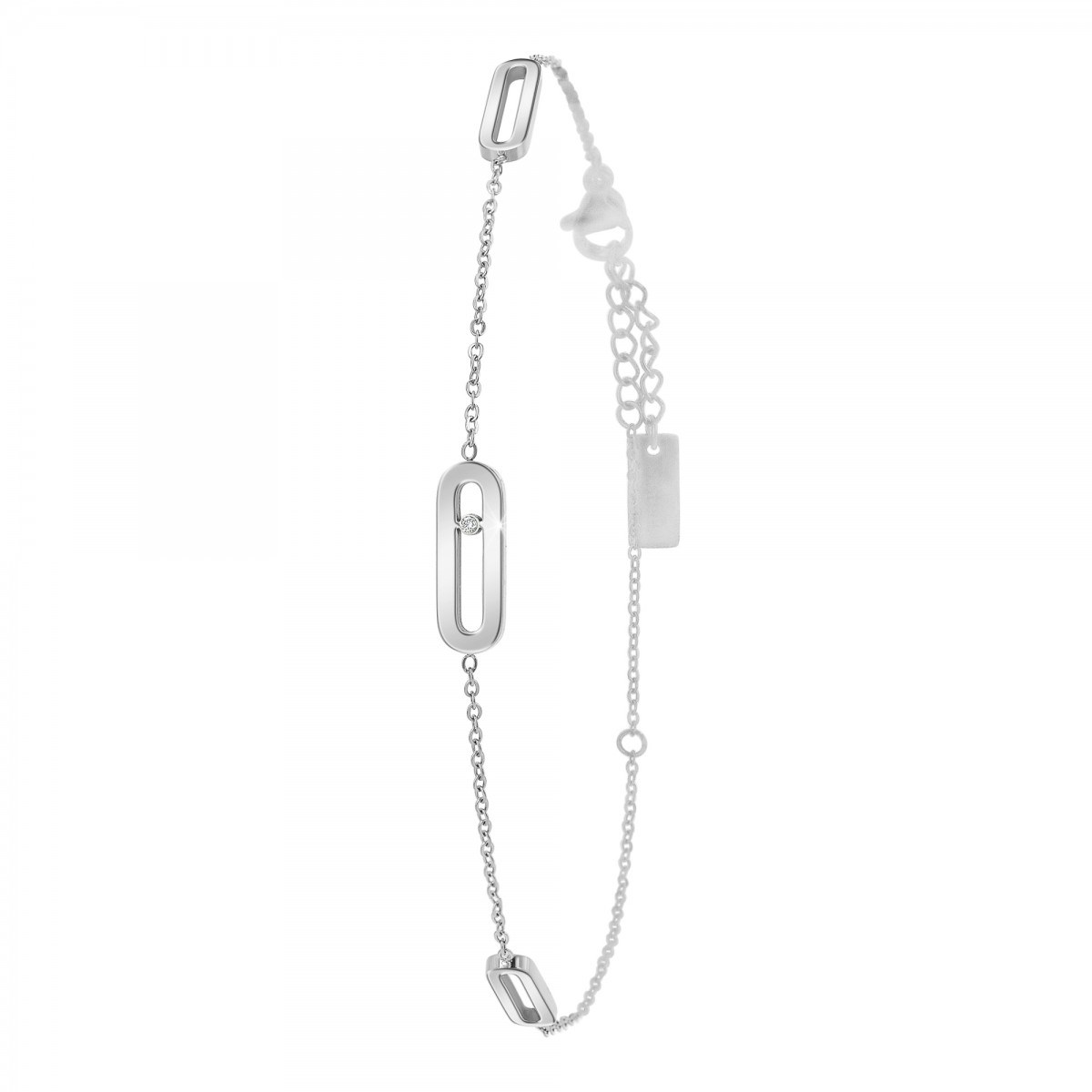 Bracelet SC Crystal orné d'un véritable diamant blanc