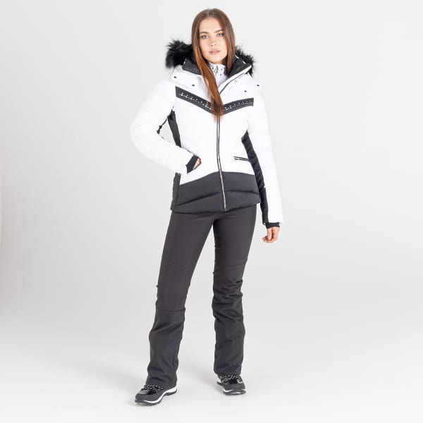 Veste de ski DARE 2B BEJEWEL II JKT WHITE BLACK