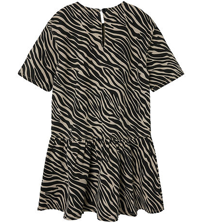 Name It Kleid - Denim - NkfZebra - Cerment/BlackZebra