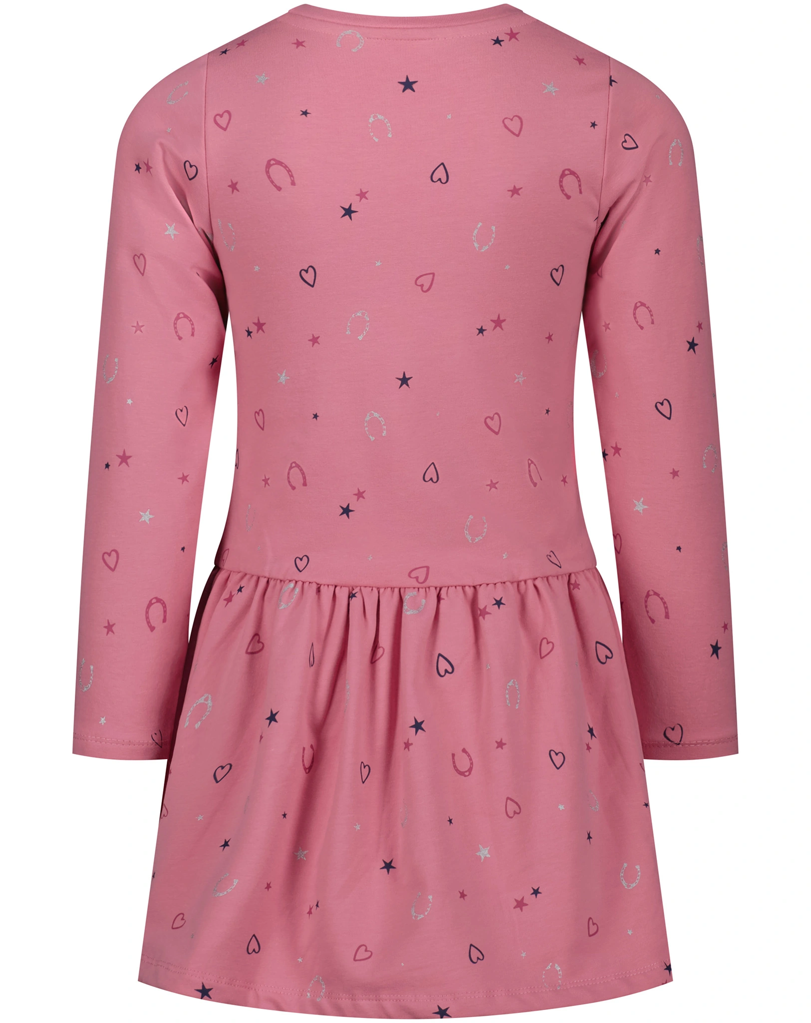 Langarmkleid DREAM - HEARTS & STARS AOP in cashmere rose