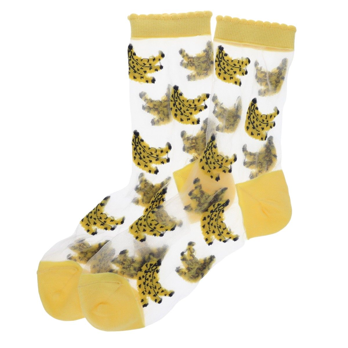 Chaussettes en nylon adulte bananes 36-40 - Copacabana party ! Roodoudou
