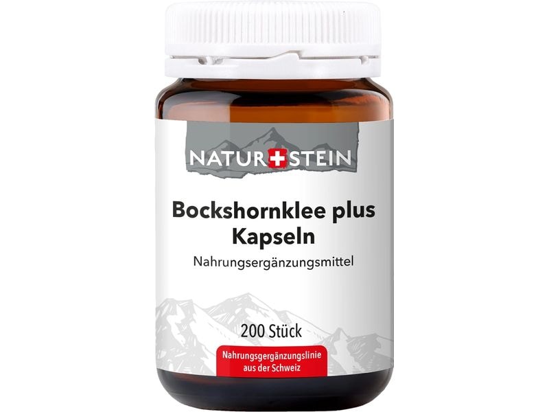 Naturstein Naturstein Bockshornklee Plus 200 Kapseln Veganes Nahrungsergänzungsmittel