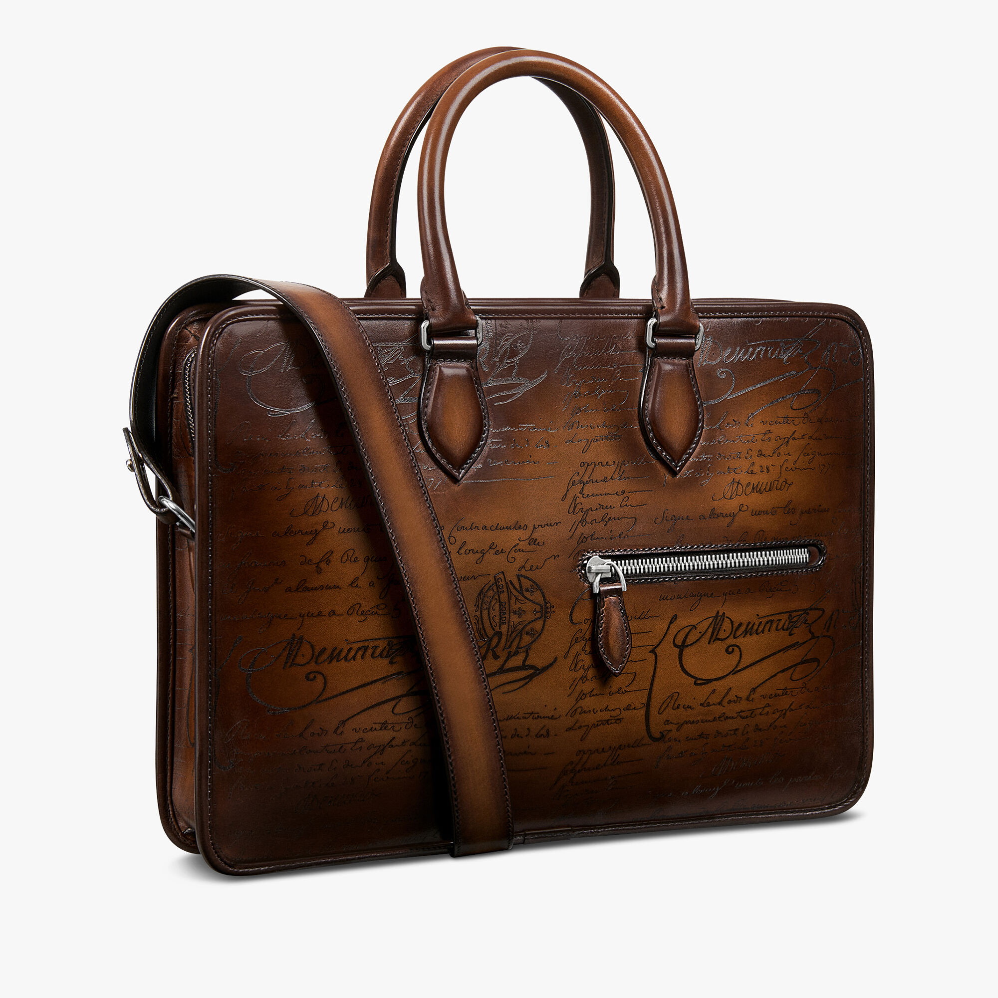 Cartable Un Jour Petit Modèle En Cuir Scritto