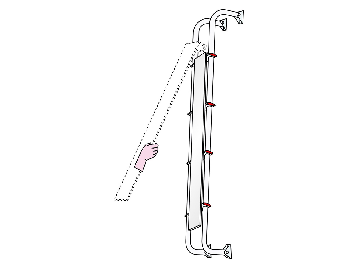 Fiamma safe ladder