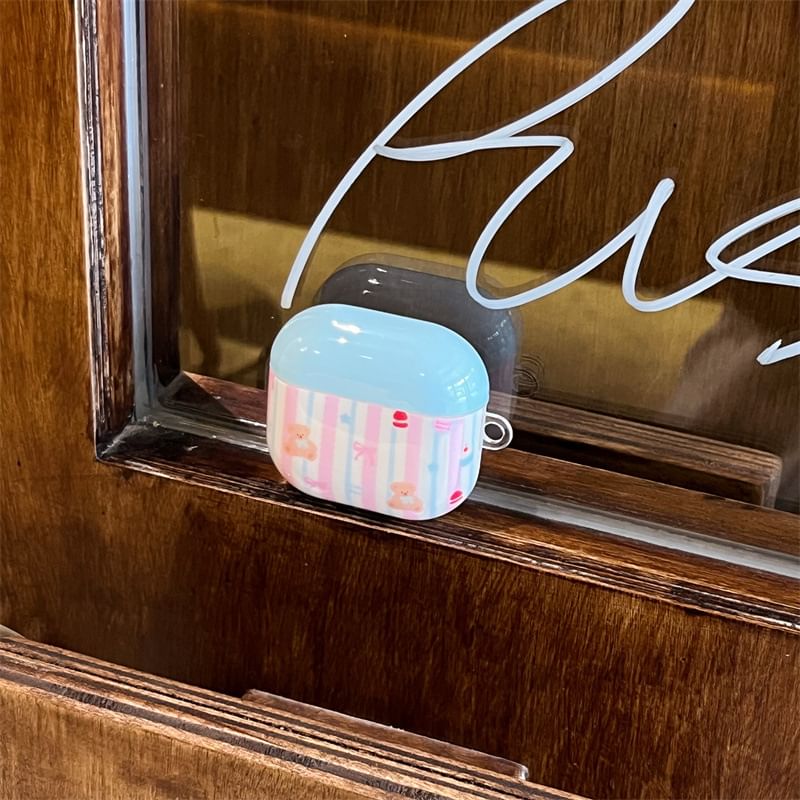 VanDi - Bear AirPods / Pro oortelefoonhoesje skin / charm / set