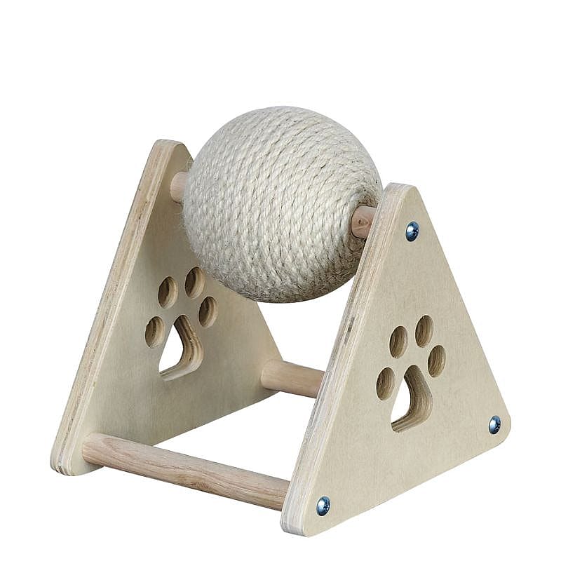 Quapas! Cat scratching white jute ball Large Kat | 13613