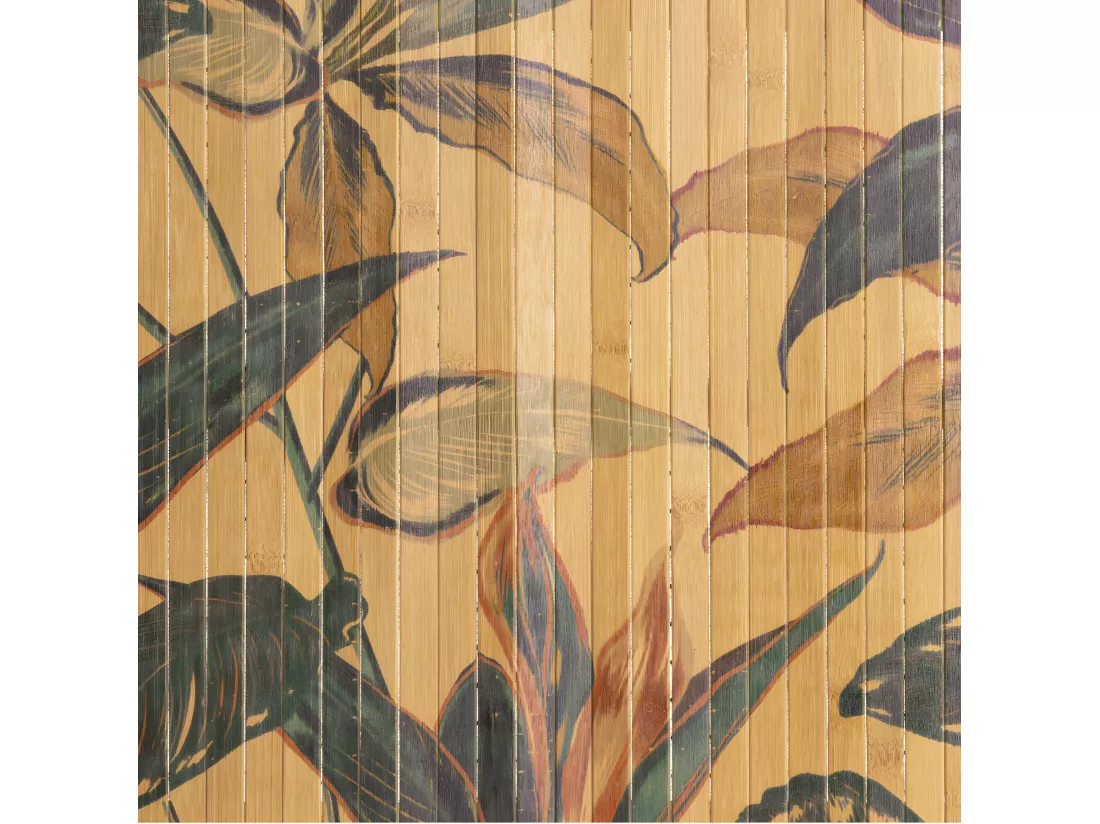 Tapis de salle de Bain Lattes en Bambou 50 x 80 cm déco Palawan