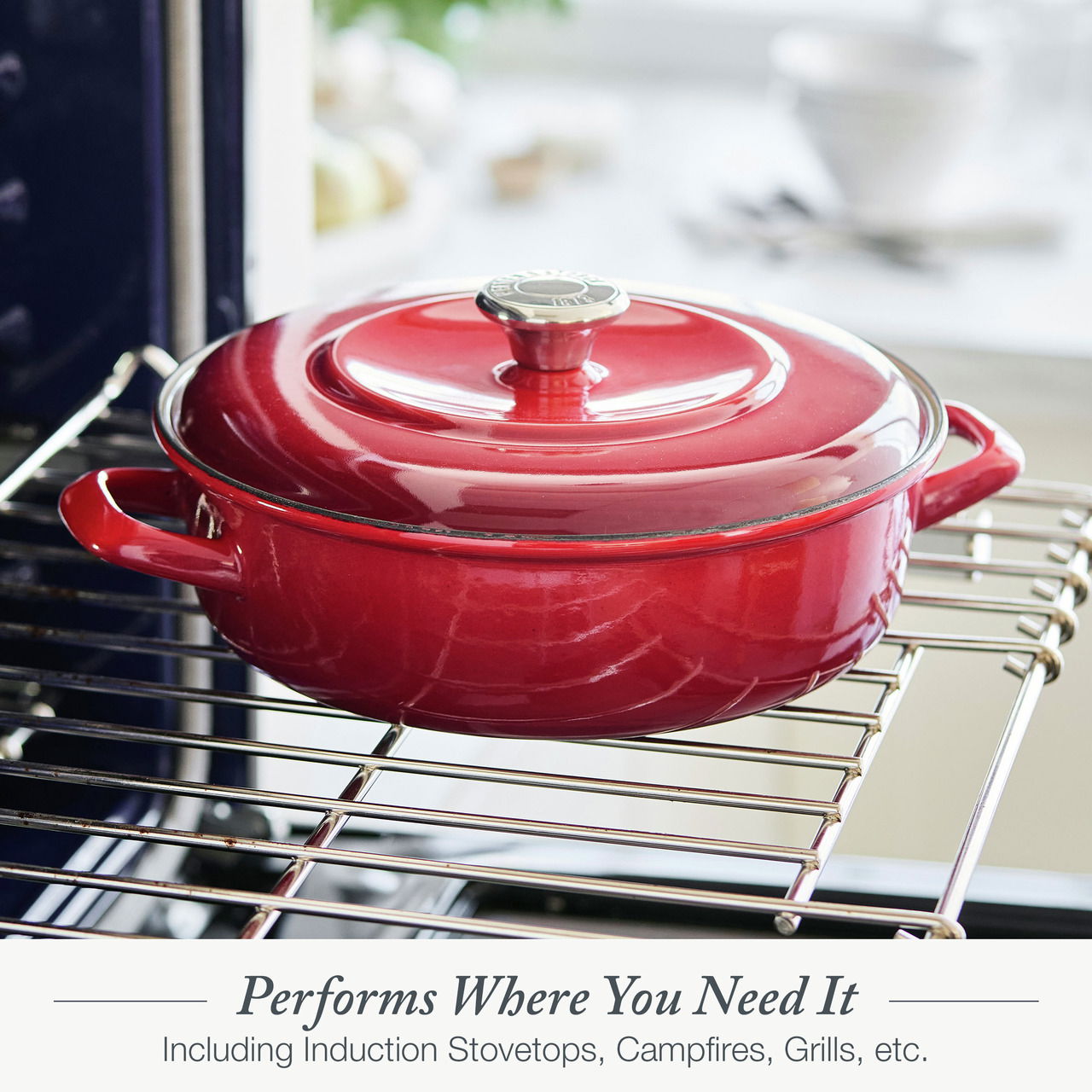 MERTEN & STORCK Bratentopf lava red
